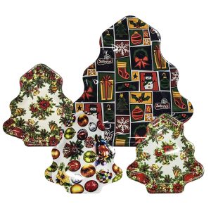 Δίσκος Χριστουγεννιάτικος Δέντρο 32x31cm Xmasfest 1131217 - Image 1