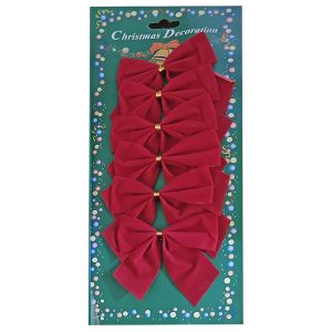 Φιόγκοι σετ=6τεμ 8cm Xmasfest 1131677 - Image 2