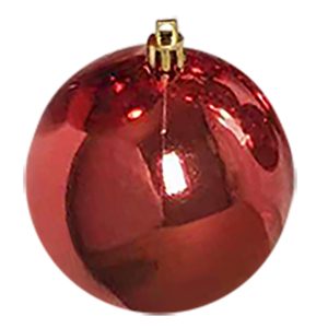 Μπάλα Γυαλιστερή πακ=6τεμ φ8 ø8cm Xmasfest 1131712 - Image 3