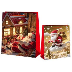 Τσάντα Δώρου Χριστουγέννων 14x11x6cm Xmasfest 1131829 (12ΤΜΧ)