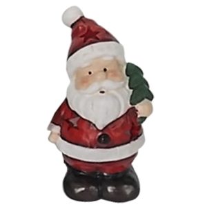 Κηροπήγιο Κεραμικό Άγιος Βασίλης 14x7.5x6.5cm Xmasfest 1132251 (8ΤΜΧ)