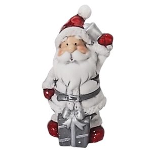 Κηροπήγιο Κεραμικό Άγιος Βασίλης 18.5x10x9cm Xmasfest 1132262 (2ΤΜΧ) - Image 1