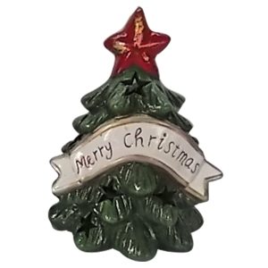 Κηροπήγιο Κεραμικό Χριστουγεννιάτικο Δέντρο 17x13x13cm Xmasfest 1132269 (6ΤΜΧ) - Image 1