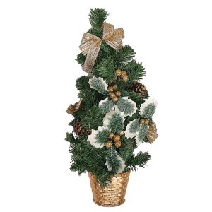 Δεντράκι Μισό Κρεμαστό Στολισμένο με γκι 50cm Xmasfest 1132409 - Image 2