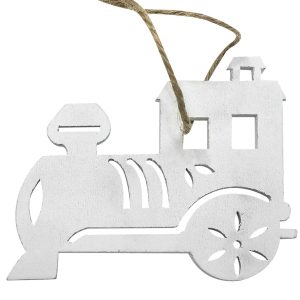 Στολίδι Ξύλινο Τραινάκι 7x6cm Xmasfest 1132515 (10ΤΜΧ) - Image 1