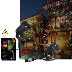 Προτζέκτορας Laser με Προγράμματα Καλύπτει Επιφάνεια 400+m2 Xmasfest 1132538 - Image 1