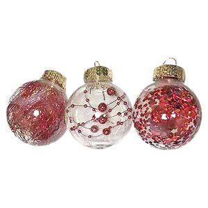 Μπάλες με Γέμιση Ντεκόρ πακ=6τεμ φ8 ø8cm Xmasfest 1132544 - Image 3