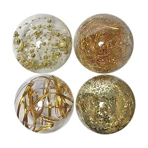 Μπάλες με Γέμιση Ντεκόρ πακ=4τεμ φ10 ø10cm Xmasfest 1132545 - Image 4