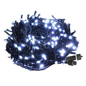 100 led Λευκά Εξωτερικά Επέκταση l. V. (δεν Περιέχεται ο Μετασχηματιστής) 5m Xmasfest 1132593 - Image 1