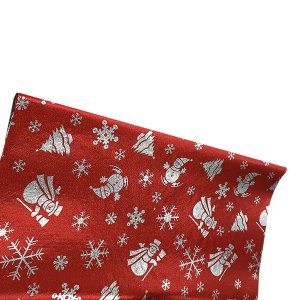 Χαρτί Συσκευασίας Πολύ Λεπτό Κόκκινο με Σχέδια 70x100cm 100x70cm Xmasfest 1132695 (20ΤΜΧ) - Image 2