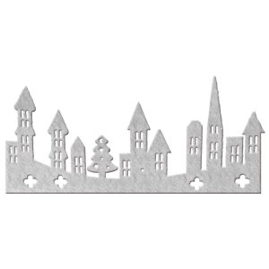 Χριστουγεννιάτικο Χωριό από Πάχνη 75x35cm Xmasfest 1132715 (2ΤΜΧ) - Image 1