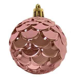 Μπάλες Ανάγλυφες πακ=6τεμ φ8 ø8cm Xmasfest 1132774 - Image 2