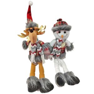 Φιγούρα Χριστουγέννων με Μάλλινο Ρούχο 60cm Xmasfest 1132994