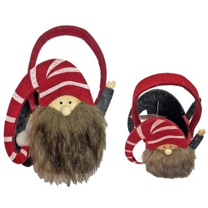 Καλάθι Τσόχινο Άγιος Νάνος Μούσι 15x11x5,5cm Xmasfest 1133171 - Image 1