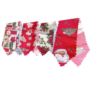 Runner Διακόσμησης Τραπεζιού Χριστουγεννιάτικο Γυαλιστερό 180x34cm Xmasfest 1133204 (12ΤΜΧ) - Image 1