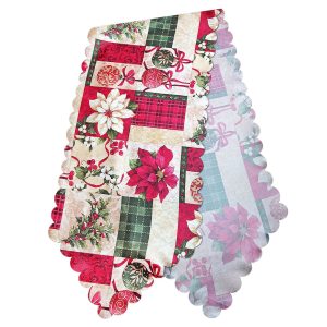 Runner Διακόσμησης Τραπεζιού Χριστουγεννιάτικο Γυαλιστερό 180x34cm Xmasfest 1133204 (12ΤΜΧ) - Image 2