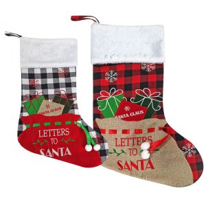 Μπότα Χριστουγέννων Letters to Santa 48x27cm Xmasfest 1133208