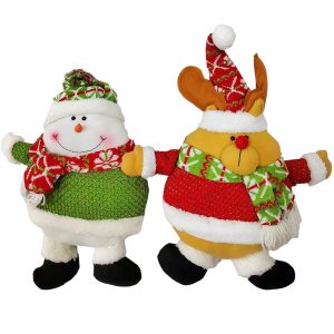 Μαξιλάρι Xmas Τάρανδος-Χιονάνθρωπος-Άγιος 45x30cm Xmasfest 1133254 - Image 1