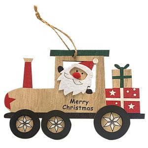 Στολίδι Κρεμαστό Αμάξι με Άγιο 15x10cm Xmasfest 1133276 (10ΤΜΧ) - Image 1