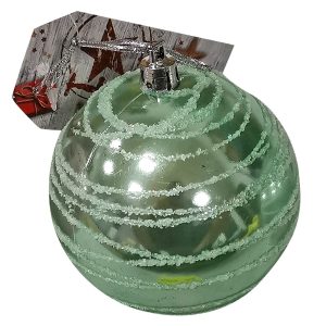 Μπάλα παλ Χρώμα με Χιόνι ø8cm Xmasfest 1133301 (16ΤΜΧ) - Image 2