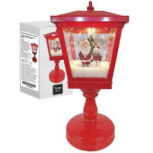 Φανάρι Vintage με Χιόνι και 4 Λειτουργίες 32x13x13cm Xmasfest 1133330 - Image 1