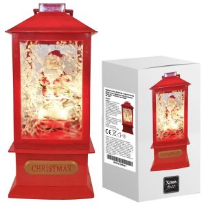 Φανάρι Άγιος-Χιόνι με 3 Λειτουργίες 20x9x9cm Xmasfest 1133333 - Image 1