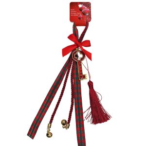 Γούρι Κλειδί με Χάντρες 30cm Xmasfest 1133401 (12ΤΜΧ)