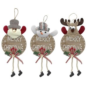 Στολίδι Ξύλινο Merry Christmas 30x14cm Xmasfest 1133406 - Image 1