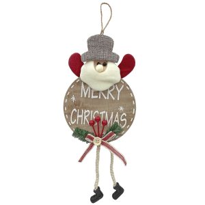 Στολίδι Ξύλινο Merry Christmas 30x14cm Xmasfest 1133406 - Image 2