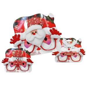 Γυαλιά Xmas Φιγούρες με Χέρια 16x14cm Xmasfest 1133414 (12ΤΜΧ) - Image 1