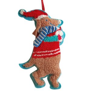 Στολίδι Κρεμαστό Τάρανδος με Σκουφί Κόκκινο 20x10cm Xmasfest 1133424 (6ΤΜΧ)