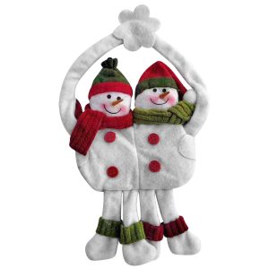 Στολίδι Κρεμαστό Χιονάνθρωποι 25x15cm Xmasfest 1133432 (12ΤΜΧ)