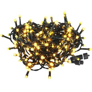 510 Λαμπάκια LED Λευκό Θερμό σε Σειρά με Επέκταση & Προγράμματα Ip44 25,5m (δεν Περιέχεται ο Μετασχηματιστής) Xmasfest 1133503