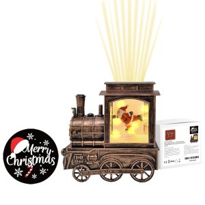 Φανάρι Τρένο με Λαμπάκια και Προτζέκτορα Usb/μπαταρίας 17x16x8,5cm Xmasfest 1133533