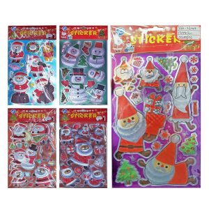 Αυτοκόλλητα Ασημίζοντα Xmas 24x13cm Xmasfest 1133603 (12ΤΜΧ) - Image 1