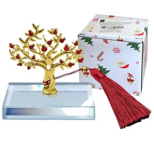 Γούρι Επιτραπέζιο Κρυστάλινο Σπιτάκι ~8x5cm Xmasfest 1133699 - Image 1