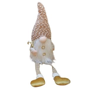 Άγιος Gnome Λευκός Μακρυά Πόδια 70cm Xmasfest 1133715 - Image 2