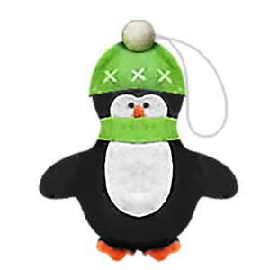 Πιγκουίνος Κρεμαστός 10cm Xmasfest 1133716 (24ΤΜΧ) - Image 1