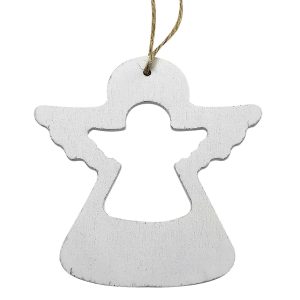 Στολίδι Ξύλινο Αγγελούδι 7x6cm Xmasfest 1133745 (10ΤΜΧ)