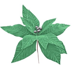 Λουλούδι Αλεξανδρινό Μεγάλο Βεραμάν Βελουτέ ø30cm Xmasfest 1133770 (6ΤΜΧ)