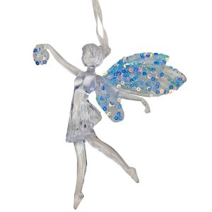 Στολίδι Ακρυλικό Νεράιδα 12x11cm Xmasfest 1133778