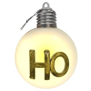 Μπάλα Xmas με φως & Χρυσά Αξεσουάρ ø8cm Xmasfest 1133802