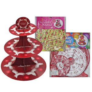 Βάση για Cupcake Xmas Τριώροφη 35 xø30cm Xmasfest 1133815