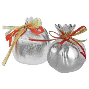 Ρόδι με Κορδέλα 9x9cm Xmasfest 1133854 (12ΤΜΧ)