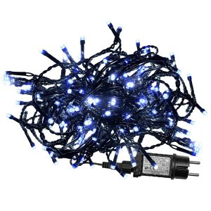 1020 Λαμπάκια LED Λευκό Ψυχρό σε Σειρά με Προγράμματα IP44 54m Xmasfest 1133884 - Image 1