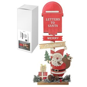Διακοσμητικό Ξύλινο Letters to Santa 40x17x6cm Xmasfest 1133913 (6ΤΜΧ)