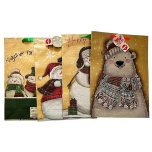 Τσάντα Δώρου Χάρτινη Χριστουγέννων 46x33x13cm Xmasfest 1133924 (48ΤΜΧ)