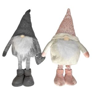 Φιγούρα Gnome Ξωτικό με Μούσια 47x28cm Xmasfest 1133926 - Image 1