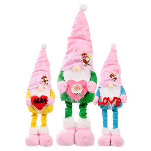 Άγιος Gnome με ροζ Σκούφο 50cm Xmasfest 1133949 - Image 1