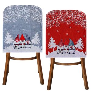 Κάλυμμα Πλάτης Καρέκλας Λινάτσα Gnome 58x47cm Xmasfest 1133956 - Image 1